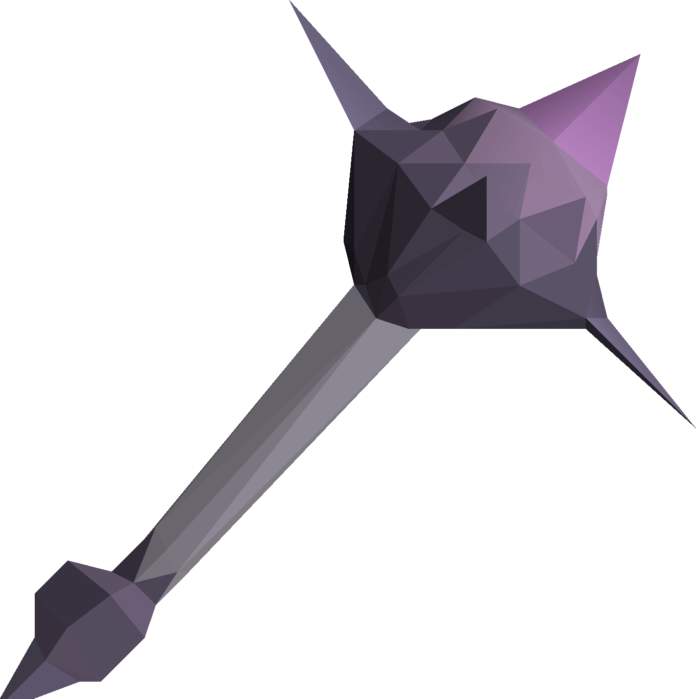 Barronite mace detailed picture