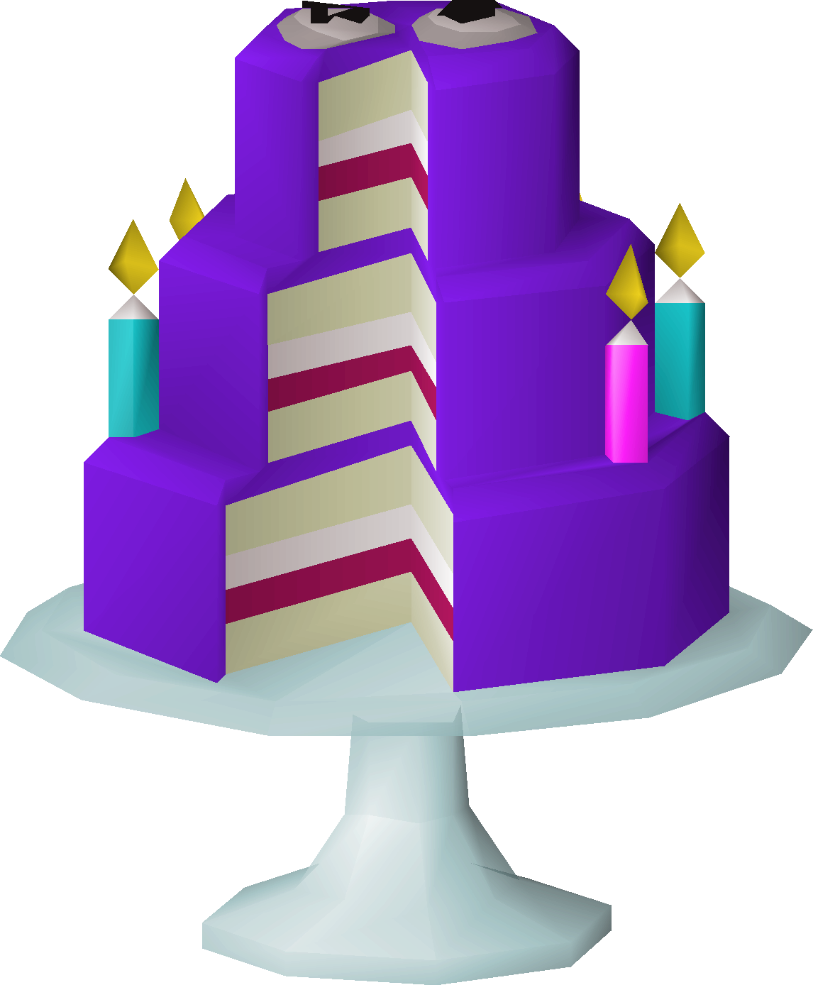 Birthday cake detailed picture