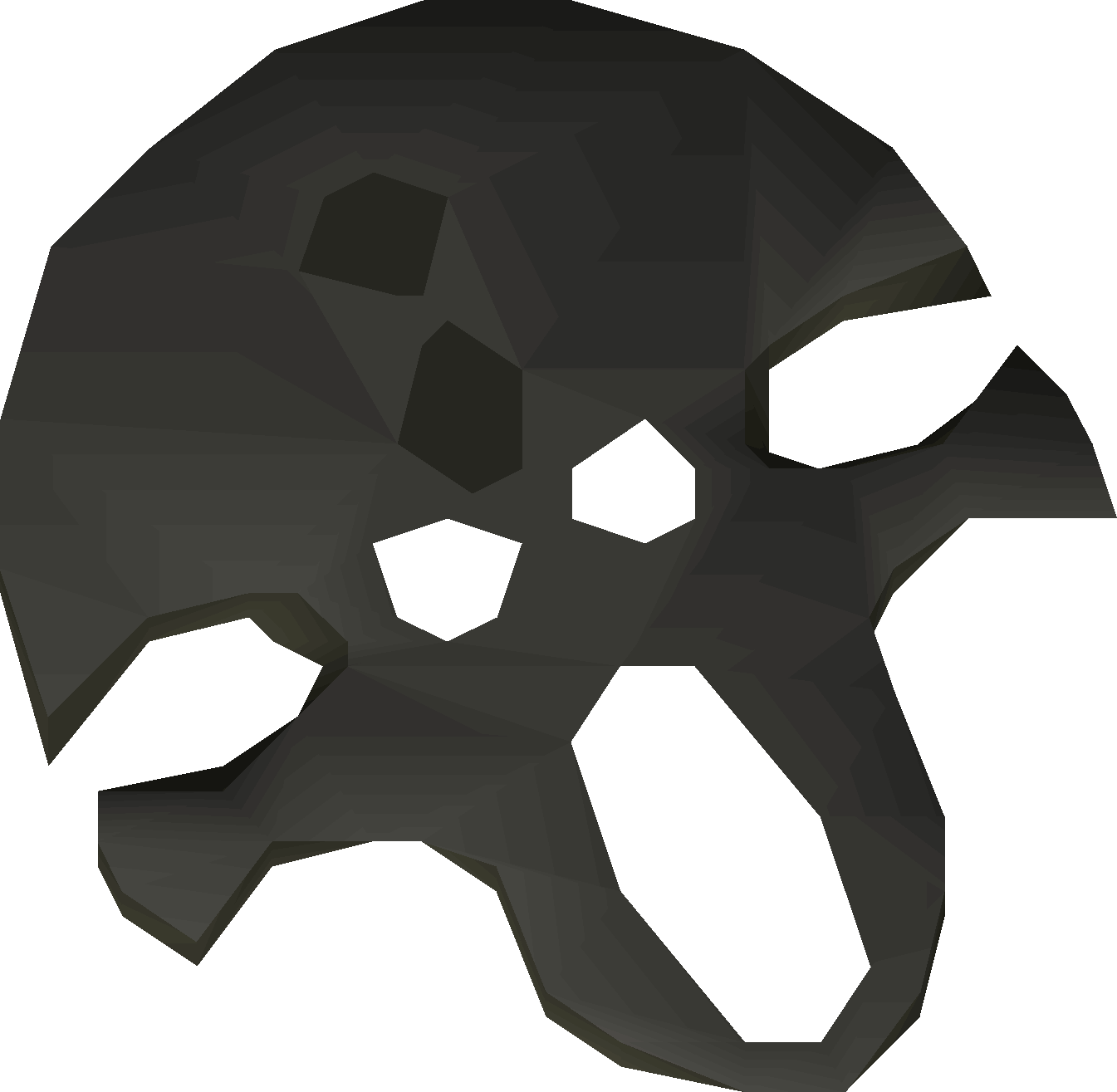 Black mask (i) detailed picture