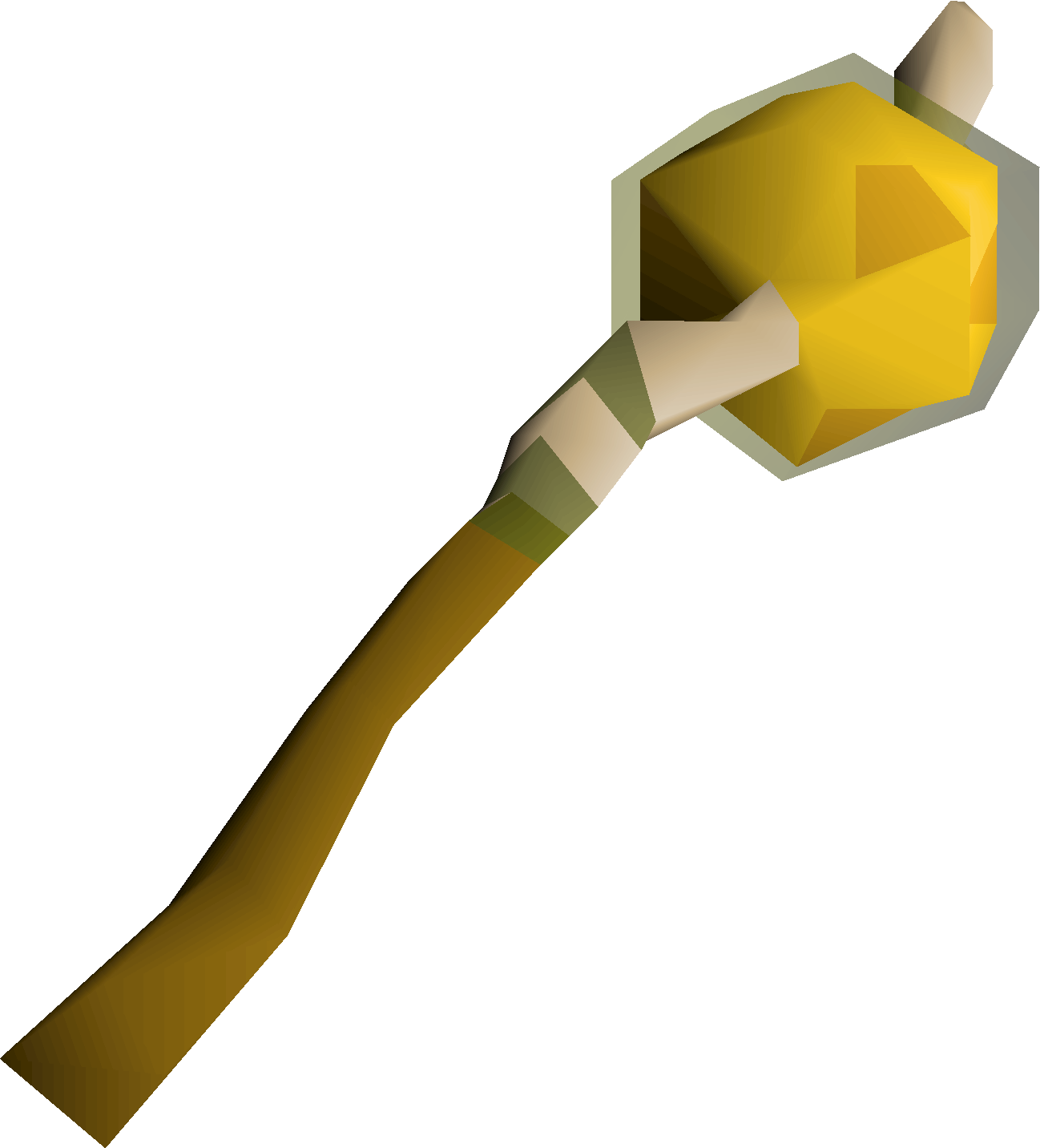 Bone staff detailed picture