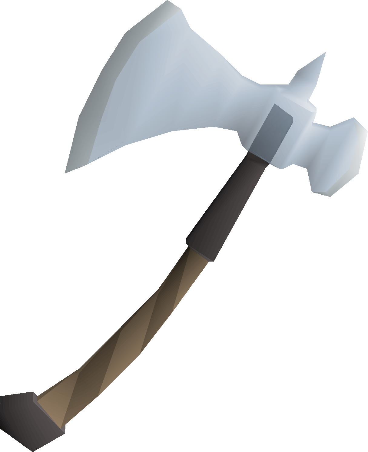 Crystal axe detailed picture
