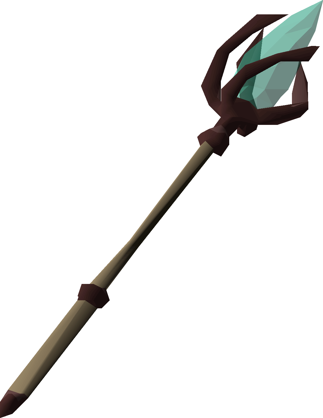 Crystal staff (attuned) detailed picture
