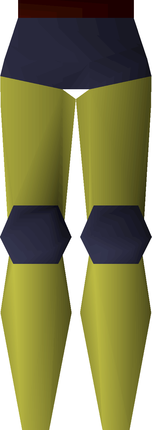 Decorative armour (gold platelegs) detailed picture