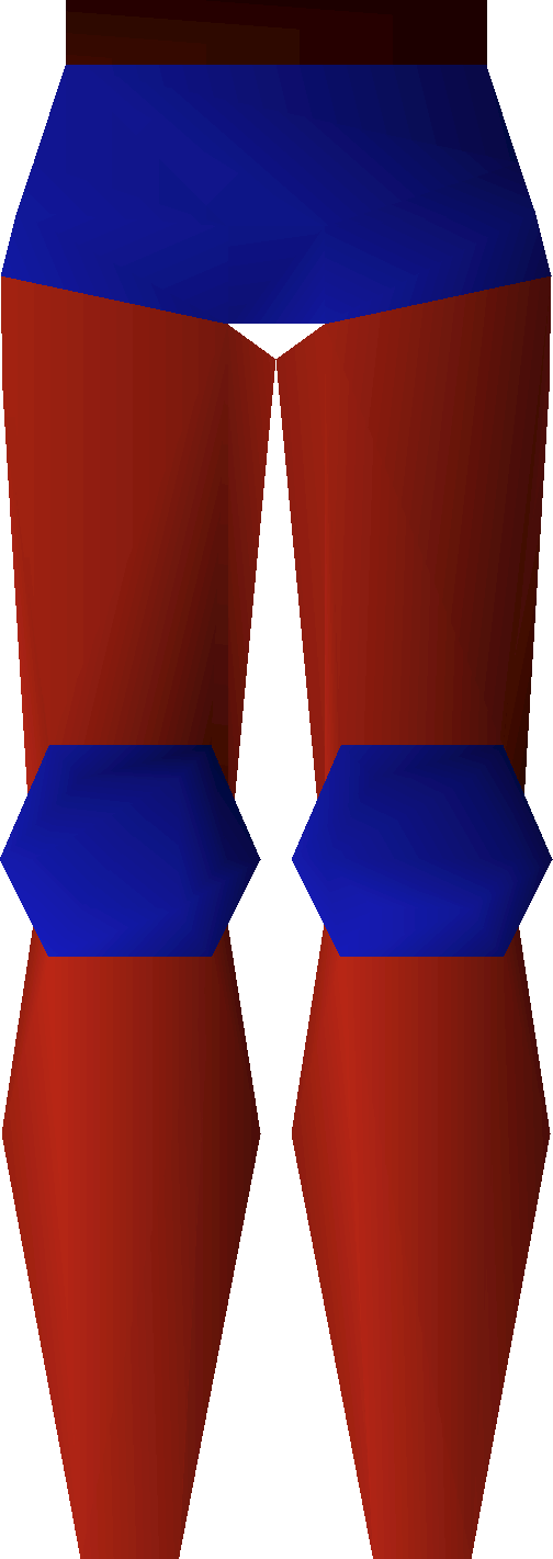 Decorative armour (red platelegs) detailed picture