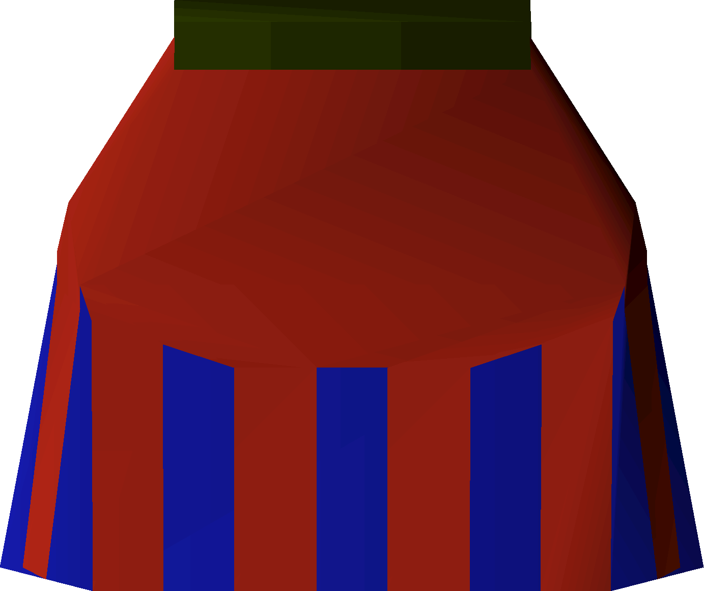 Decorative armour (red plateskirt) detailed picture