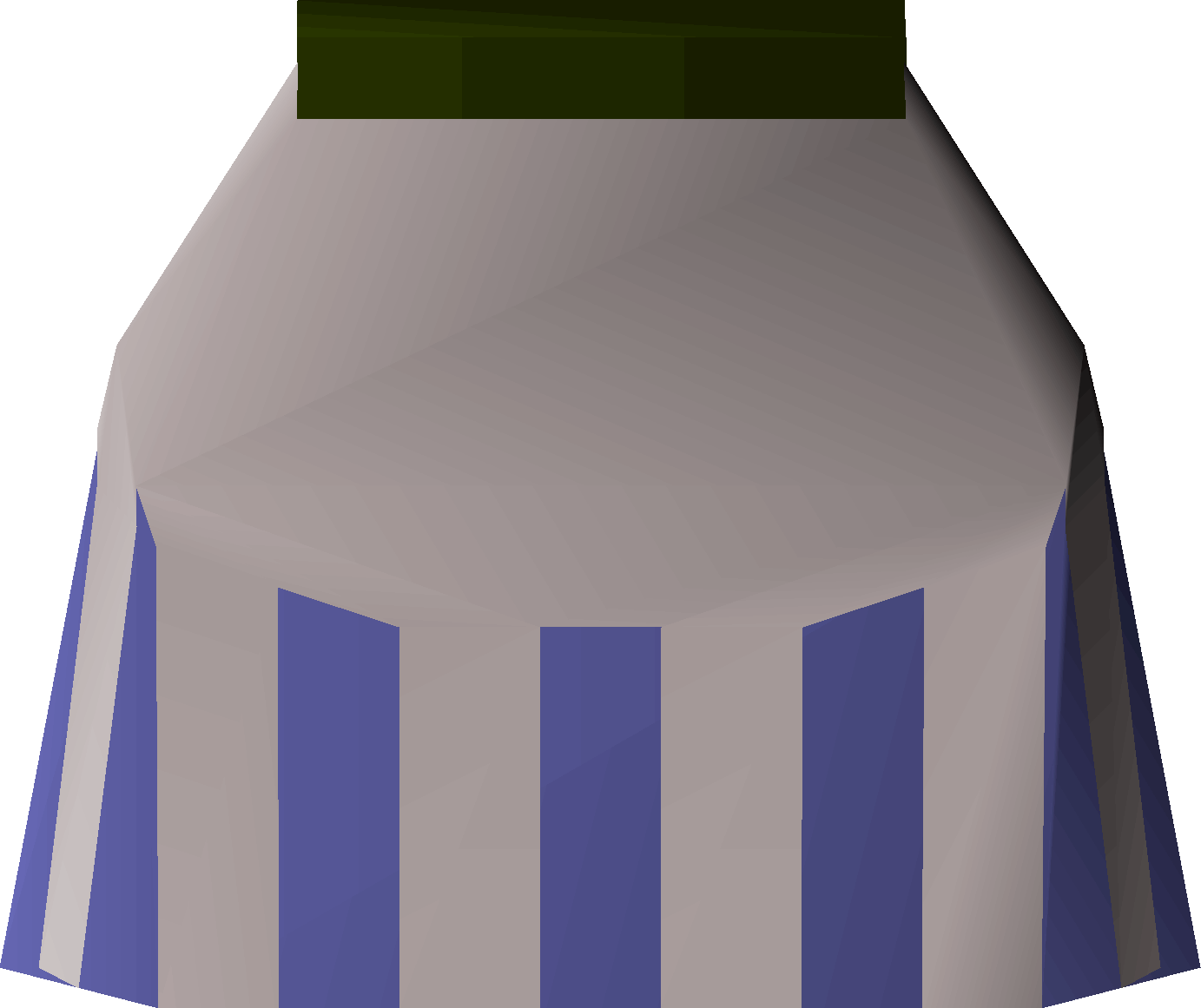 Decorative armour (white plateskirt) detailed picture