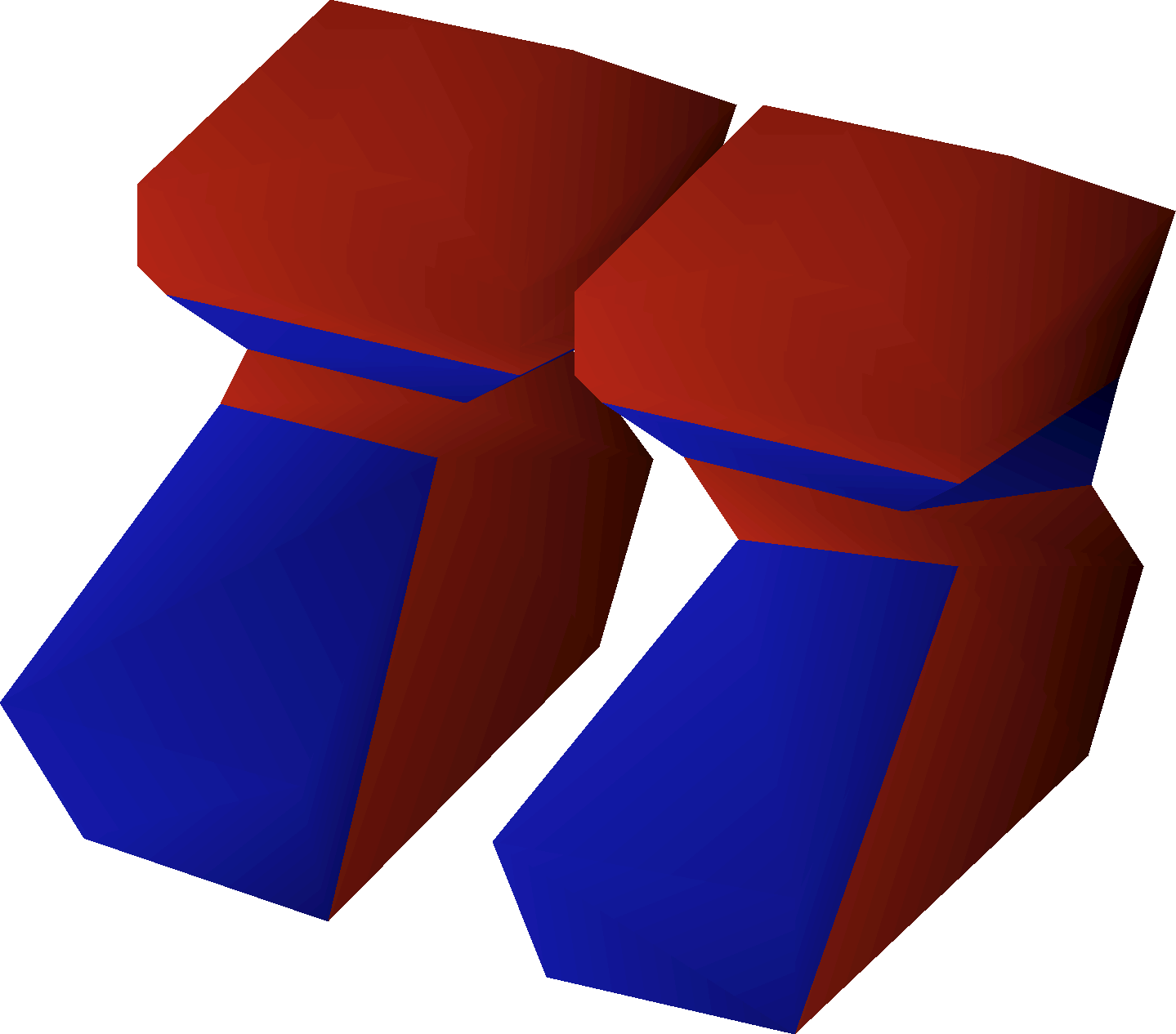 Decorative boots (red) detailed picture