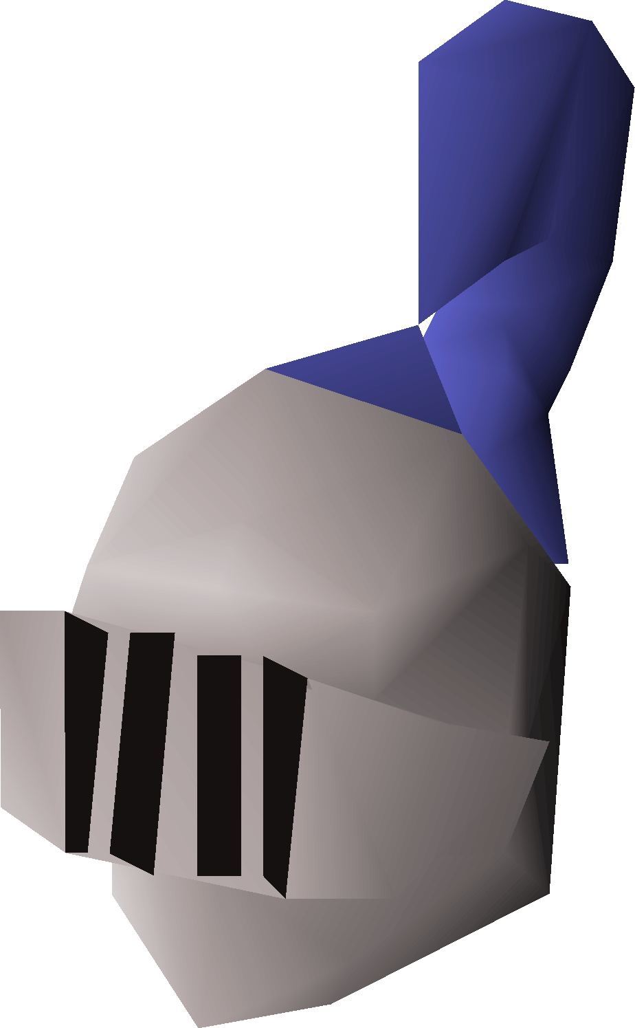 Decorative full helm (white) detailed picture