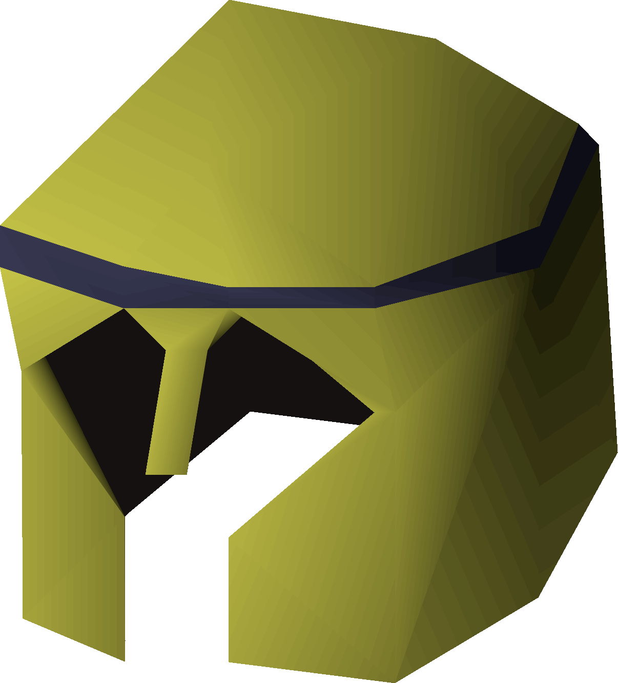 Decorative helm (gold) detailed picture