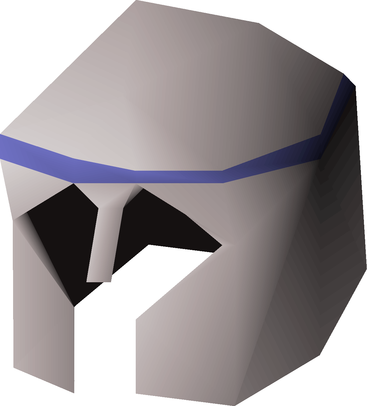 Decorative helm (white) detailed picture