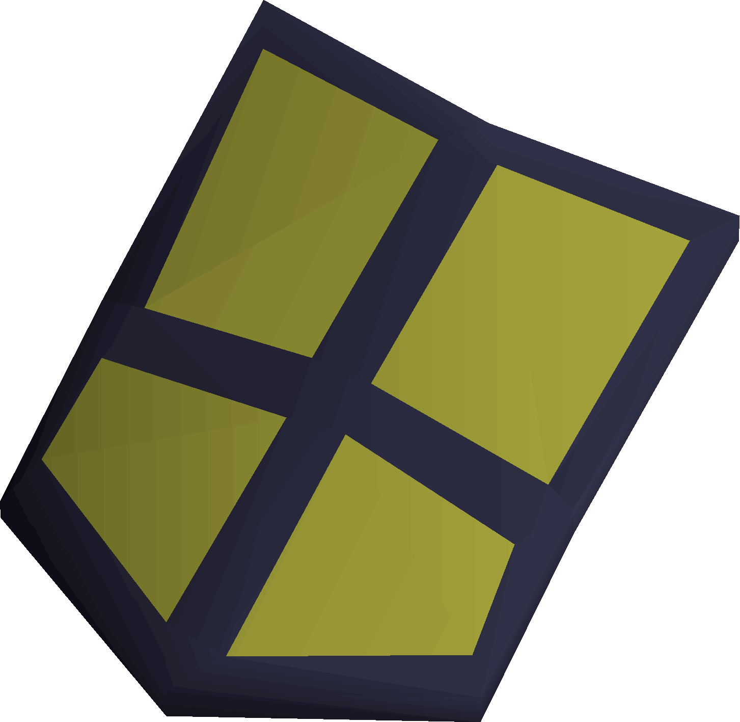 Decorative shield (gold) detailed picture