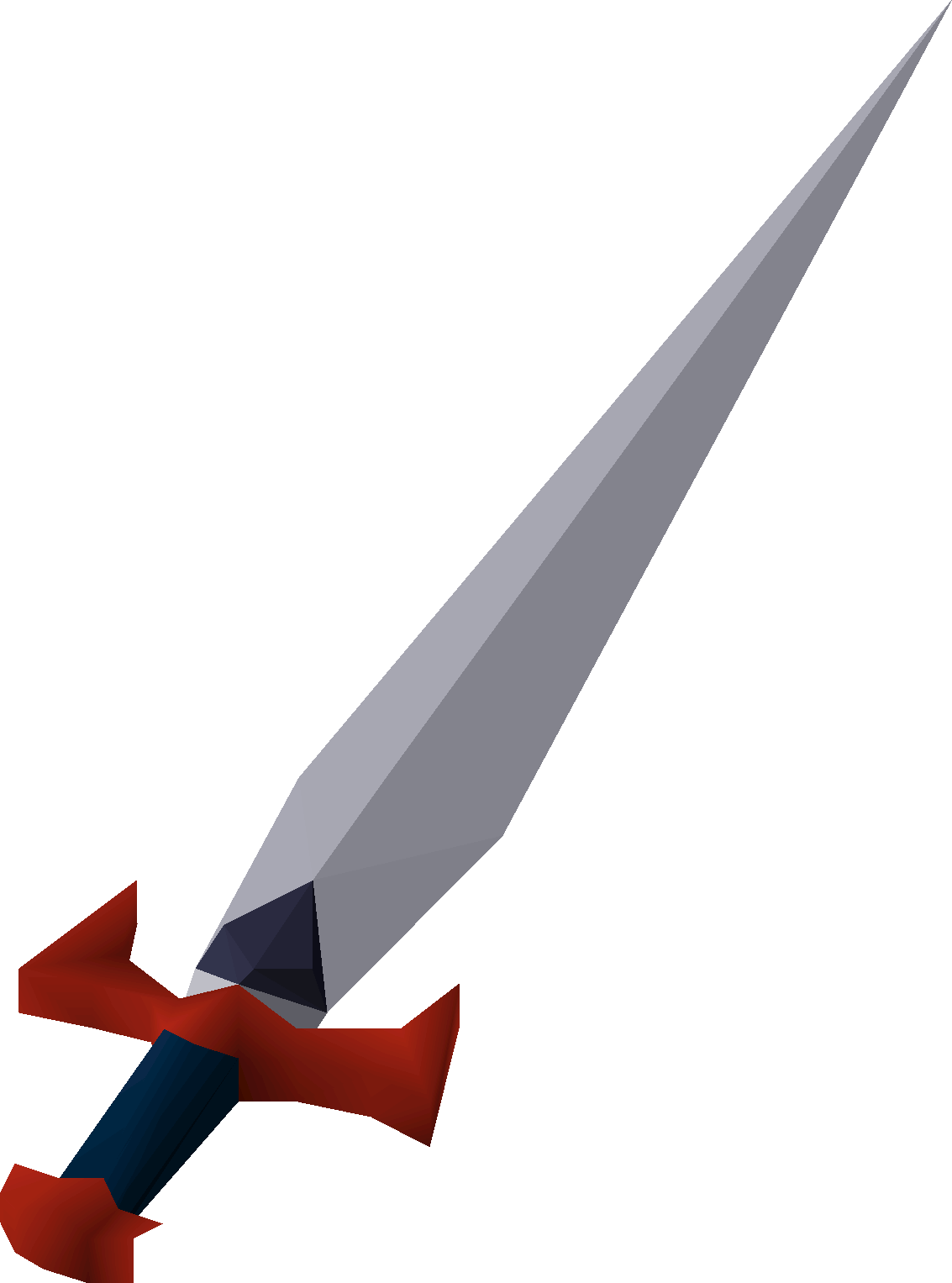 Decorative sword (red) detailed picture