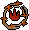 Fragment of burning fire
