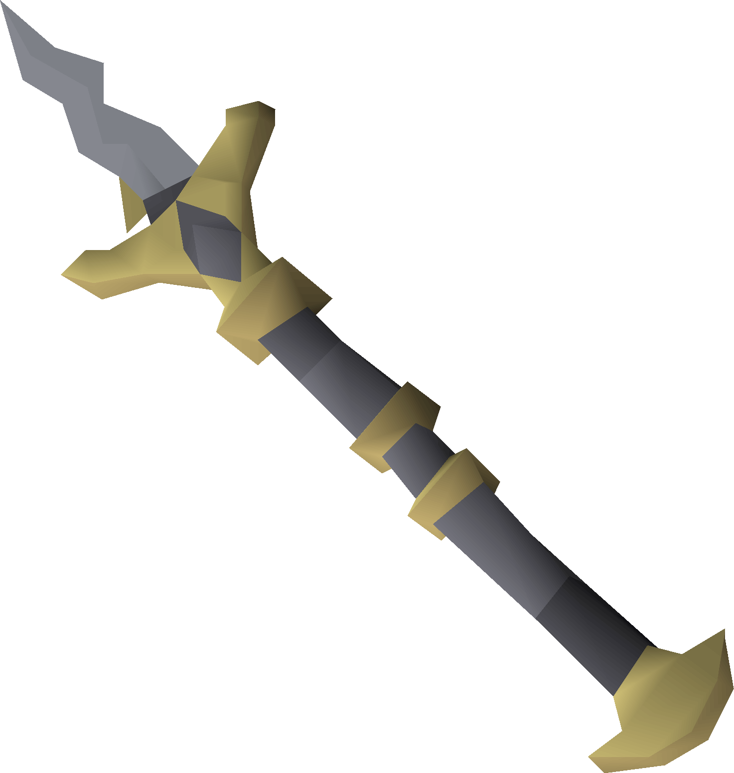 Keris partisan detailed picture
