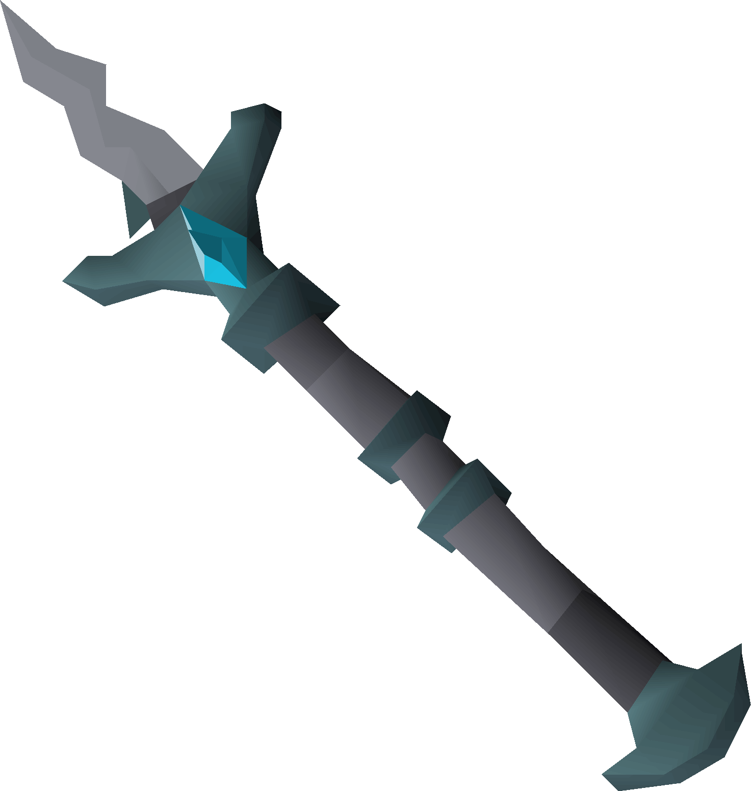 Keris partisan of breaching detailed picture
