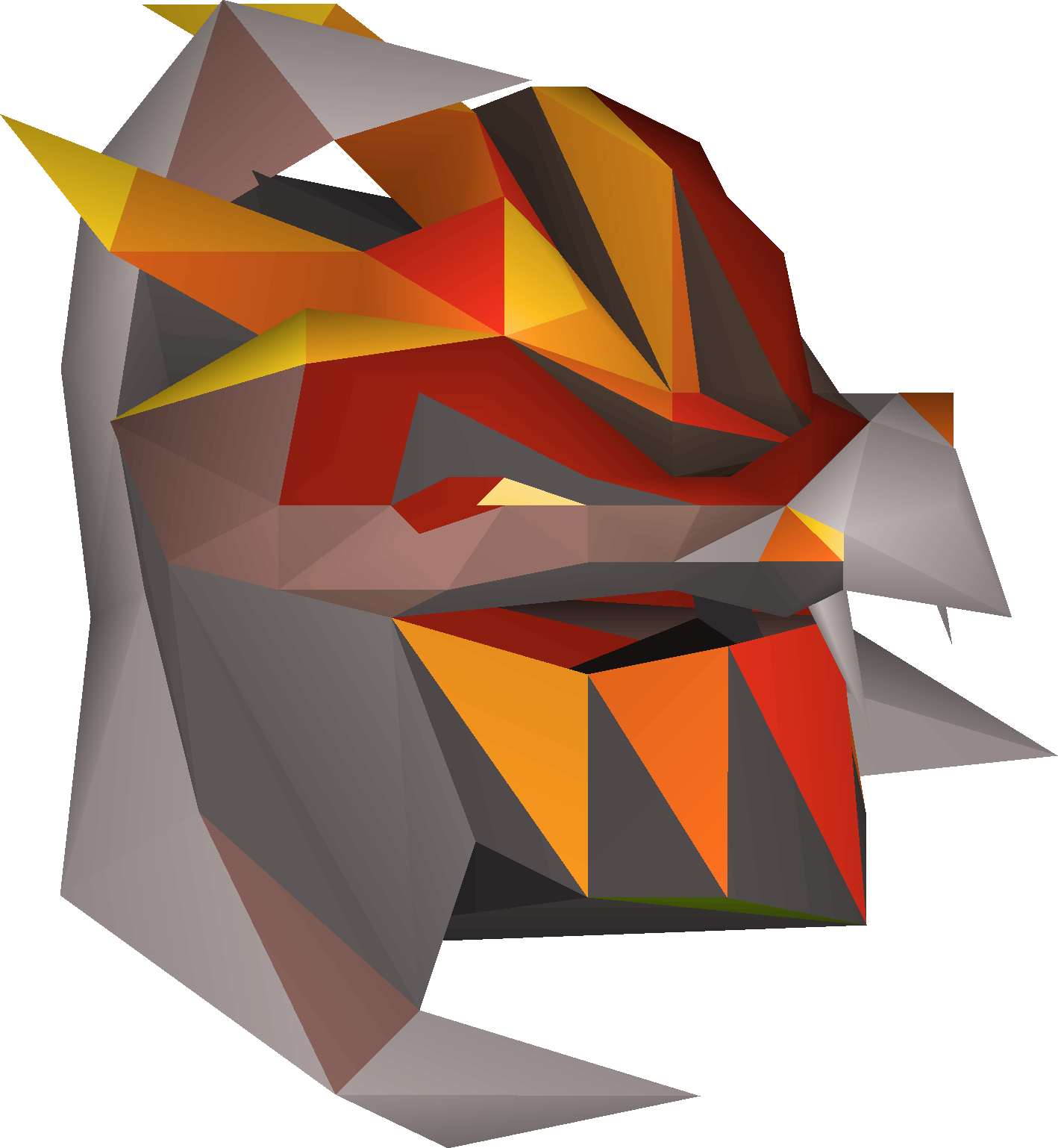 Magma helm detailed picture
