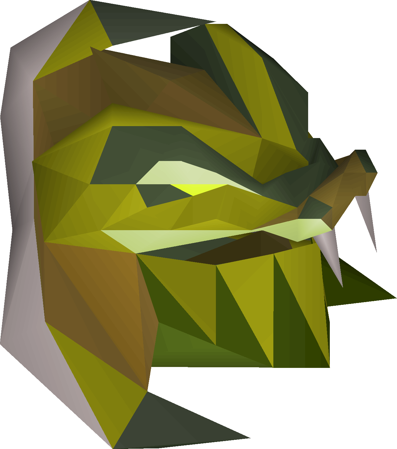 Serpentine helm detailed picture