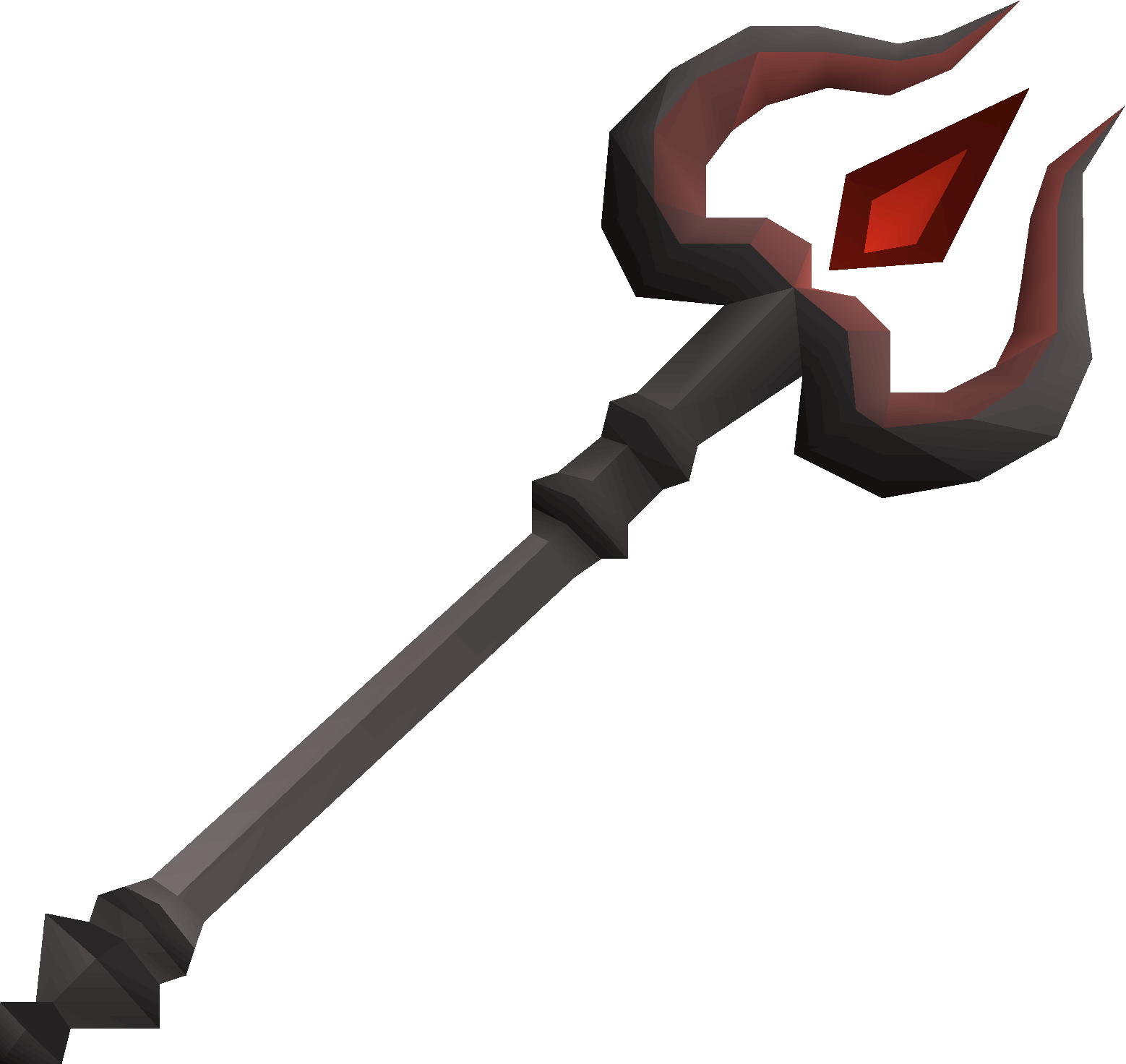 Thammaron's sceptre (a) detailed picture