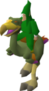 Mounted terrorbird gnome - OSRS monster