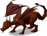 Red dragon (Scrambled!) - OSRS monster