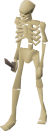 Skeleton (The Restless Ghost) - OSRS monster